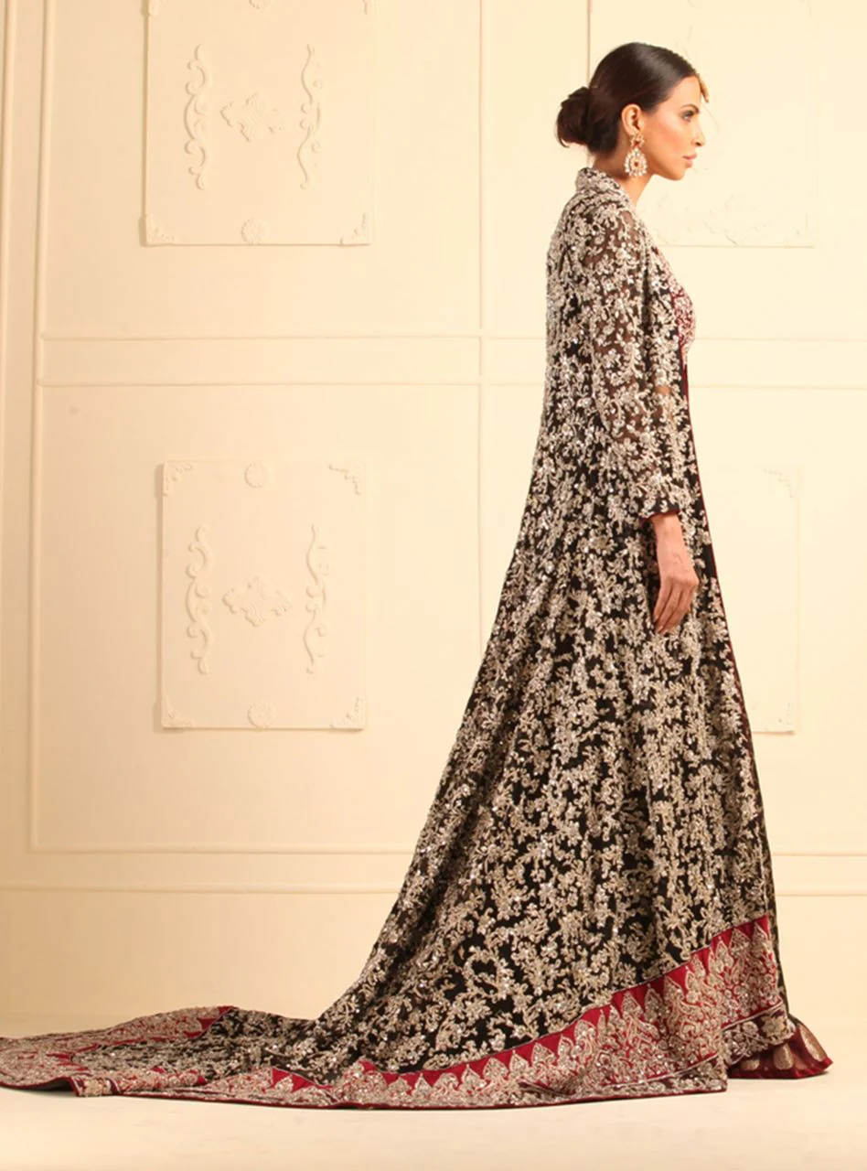 Black Khaadi Net Jacket - Image 2