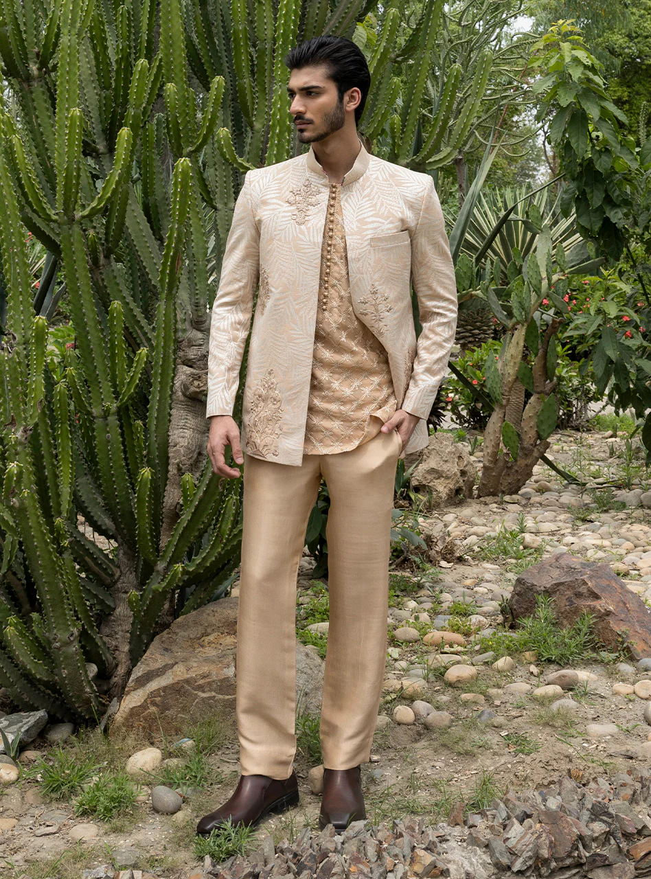 Luminous Gold Prince Suit