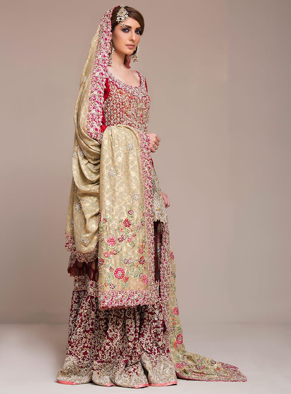 Red And Maroon Bridal - Image 3